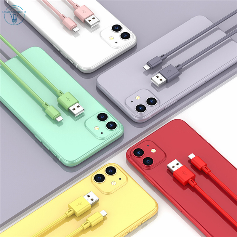 Dây cáp sạc nhanh kiêm truyền dữ liệu Micro USB Type C 2.4A bằng TPE silicone dẻo 1.5m tiện lợi
