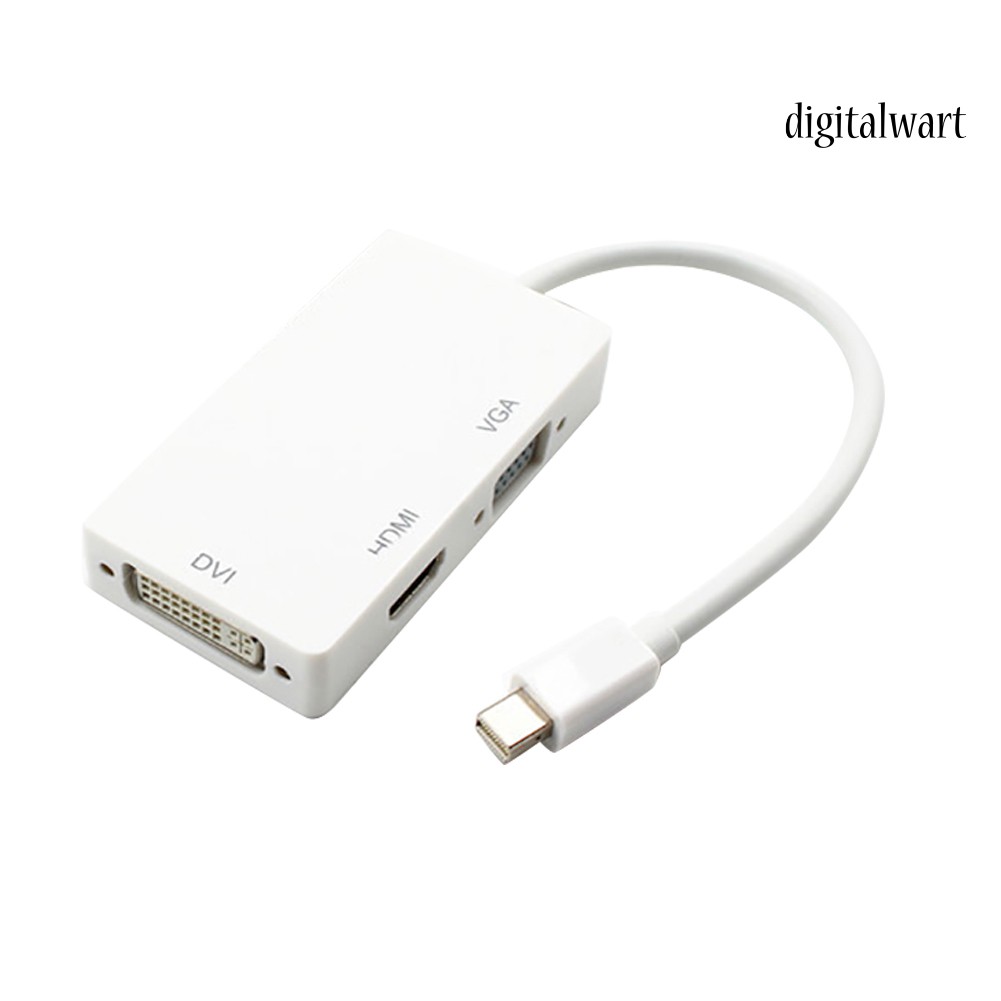 Cáp Chuyển Đổi 3 Trong 1 Từ Cổng Mini Display Port Dp Sang Hdmi Vga Dvi Cho Macbook Pro Air