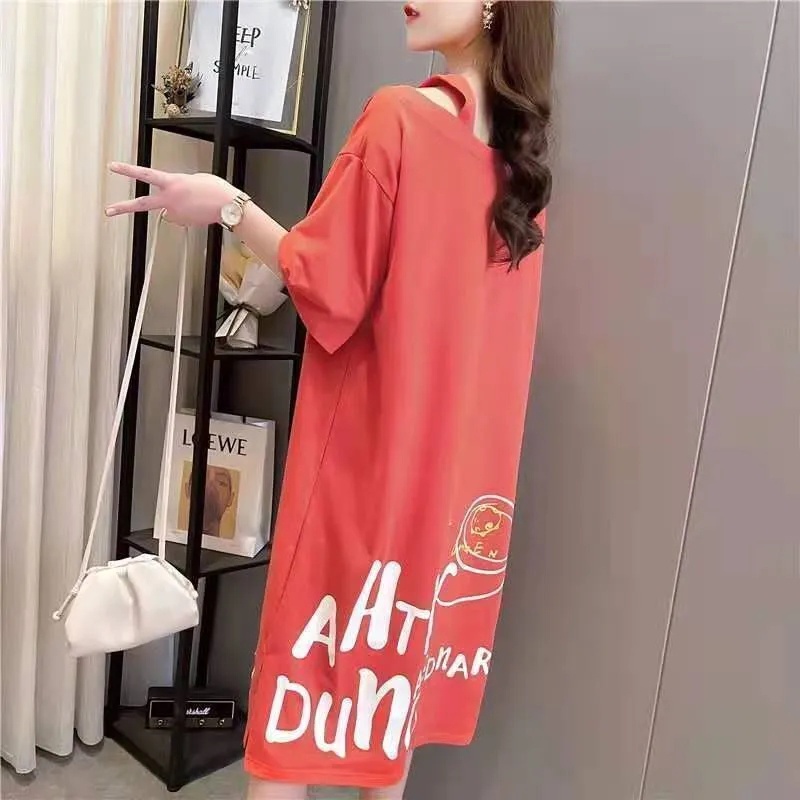 Áo Thun Tay Ngắn Dáng Rộng Kiểu Mới Mùa Hè Có Size Lớn 40-150KG MM Must-Have C8343