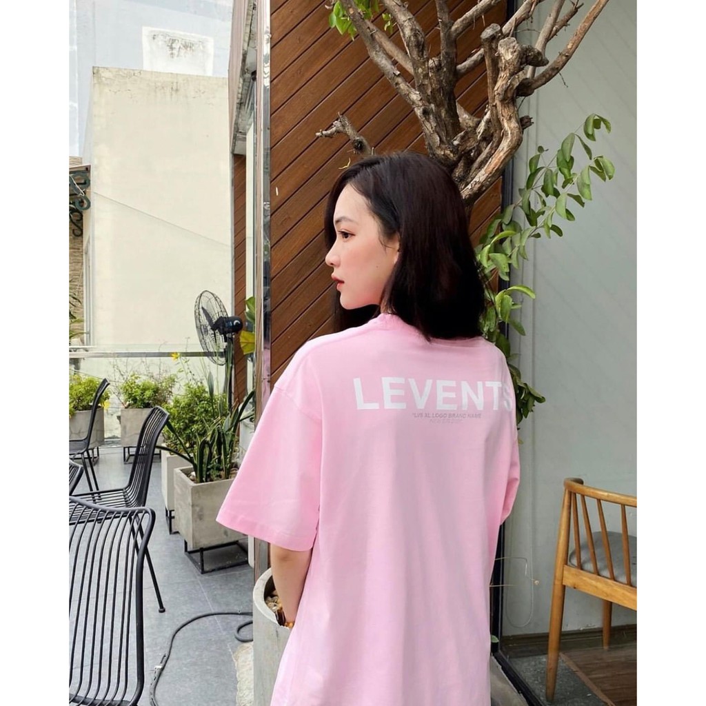 Áo Thun Levents XL Logo/ Pink White