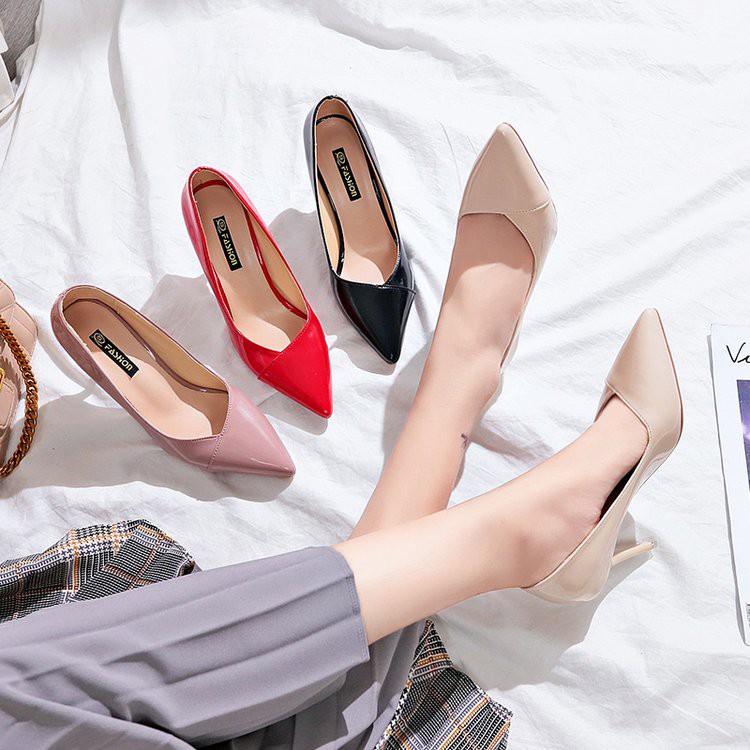 giày cao gót mũi nhọn 8cm