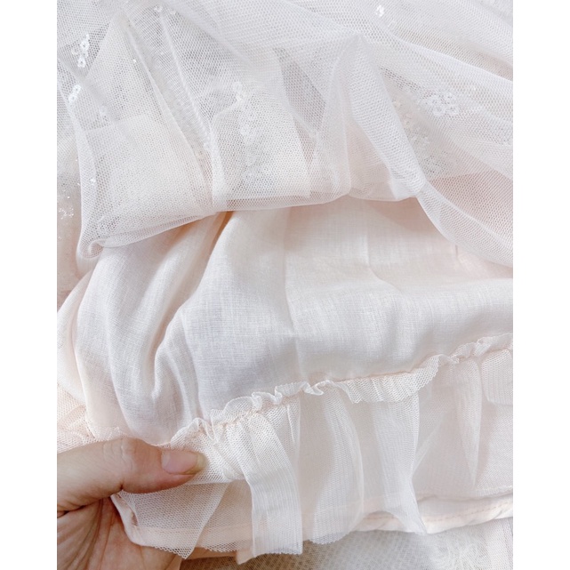 Váy bé gái đính sequen dư xịn