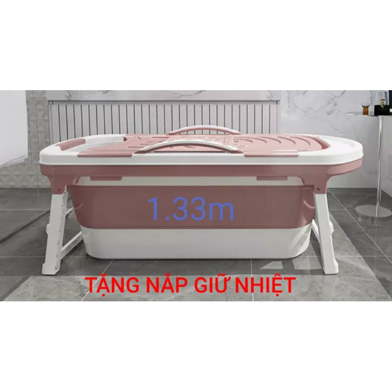Bồn tắm gấp gọn dành cho người lớn chất liệu nhựa PP và Silicon, có thể làm bể bơi, bồn tắm cho trẻ em | BigBuy360 - bigbuy360.vn