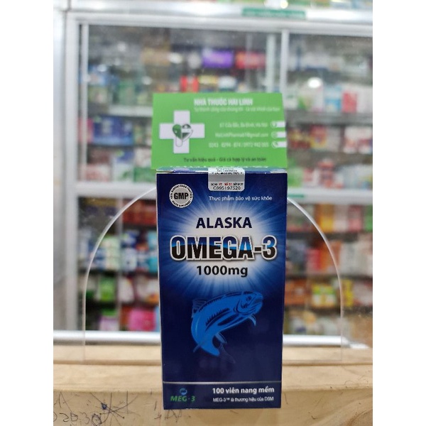 🔱   Alaska Omega 3 tăng cường thị lực - Lọ 100 viên