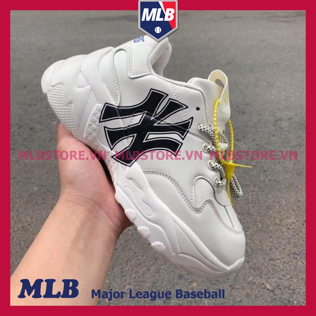 Giày MLB Nam Nữ, Giày Boston Nữ Sneaker Đế 2 Lớp Tăng Chiều Cao 4CM Hàng Đẹp Full Box | BigBuy360 - bigbuy360.vn