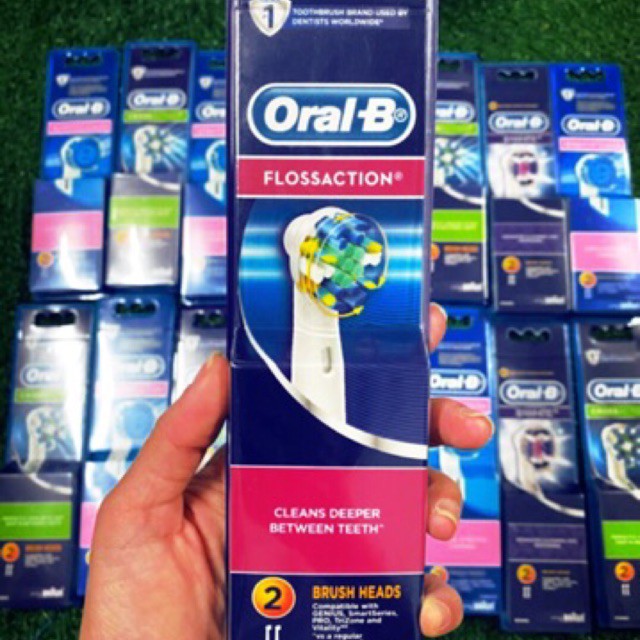  Đầu bàn chải điện oral B (người lớn/Trẻ em)