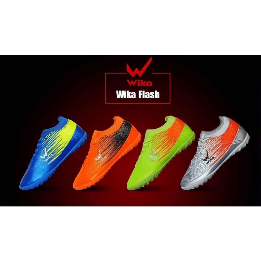 GIÀY BÓNG ĐÁ SÂN CỎ NHÂN TẠO CHÍNH HÃNG WIKA FLASH CAO CẤP CÓ HỘP