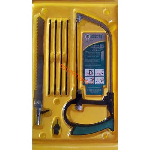 Bộ Cưa Gỗ Lọng Gỗ Mỹ Nghệ 6 Lưỡi BERRLYLION 021306006 (Chính Hãng)