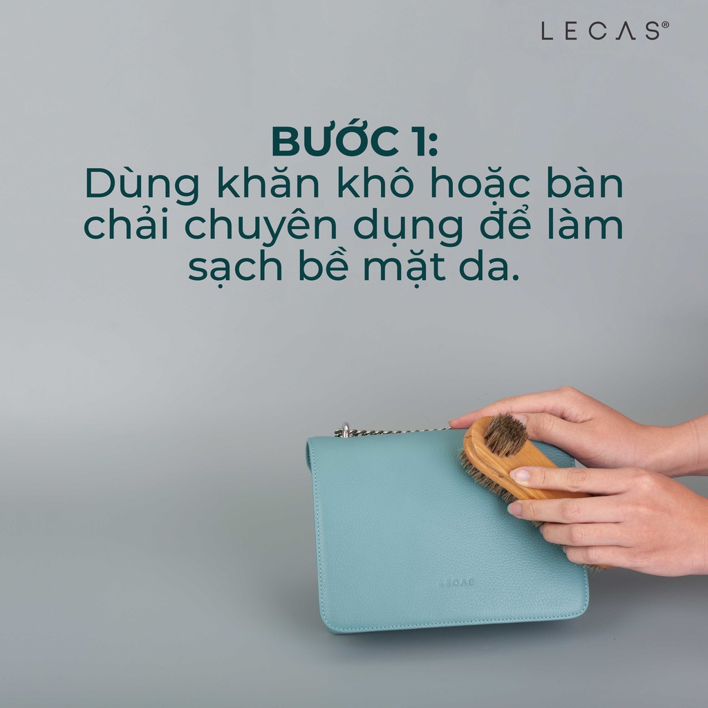 Sáp Dưỡng Và Làm Sạch Các Sản Phẩm Đồ Da LECAS