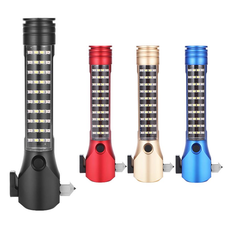 Đèn pin đa năng chức năng búa an toàn,,,