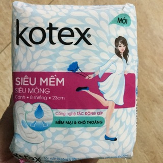 Băng vệ sinh Kotex siêu mềm gói 8 miếng