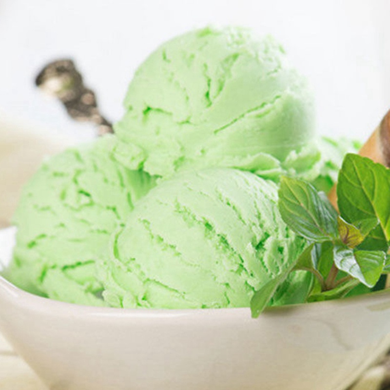 Máy Làm Kem / Kem / Yogurt Kèm 2 Thìa Nhựa Phù Hợp Làm Thủ Công