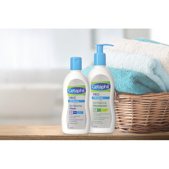 [CHÍNH HÃNG CÓ TEM] CETAPHIL Pro Ad Derma Wash 295ml - Sữa tắm dành cho da cơ địa, khô