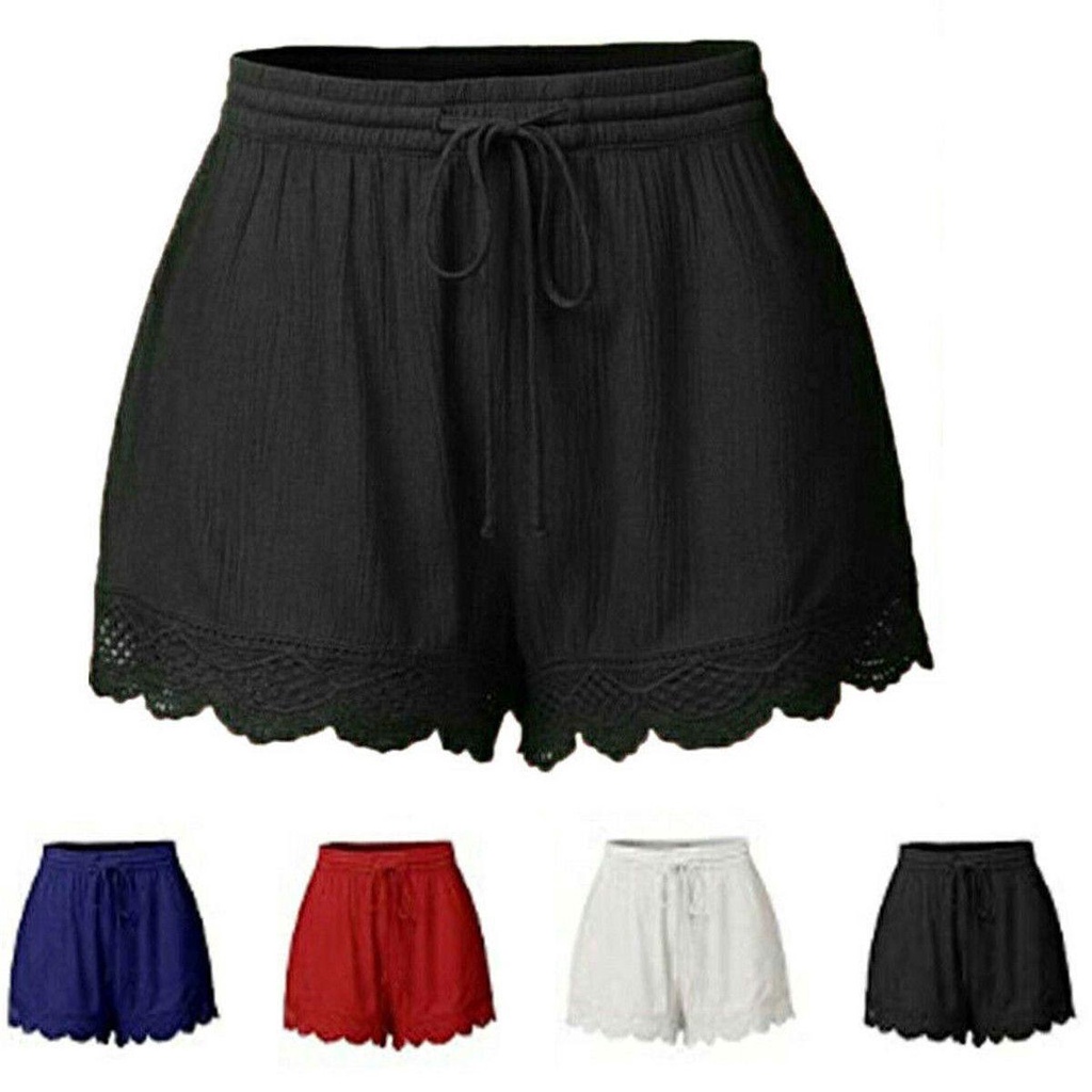 Quần Short Thể Thao Đi Biển Co Giãn Tốt Thiết Kế Trẻ Trung Cho Nữ