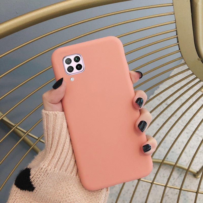 Ốp điện thoại TPU dẻo in màu kẹo trơn cho Huawei Nova 7i Nova 5T Nova 6 Nova 4 Nova 3 3i Nova7i Nova5T Nova4