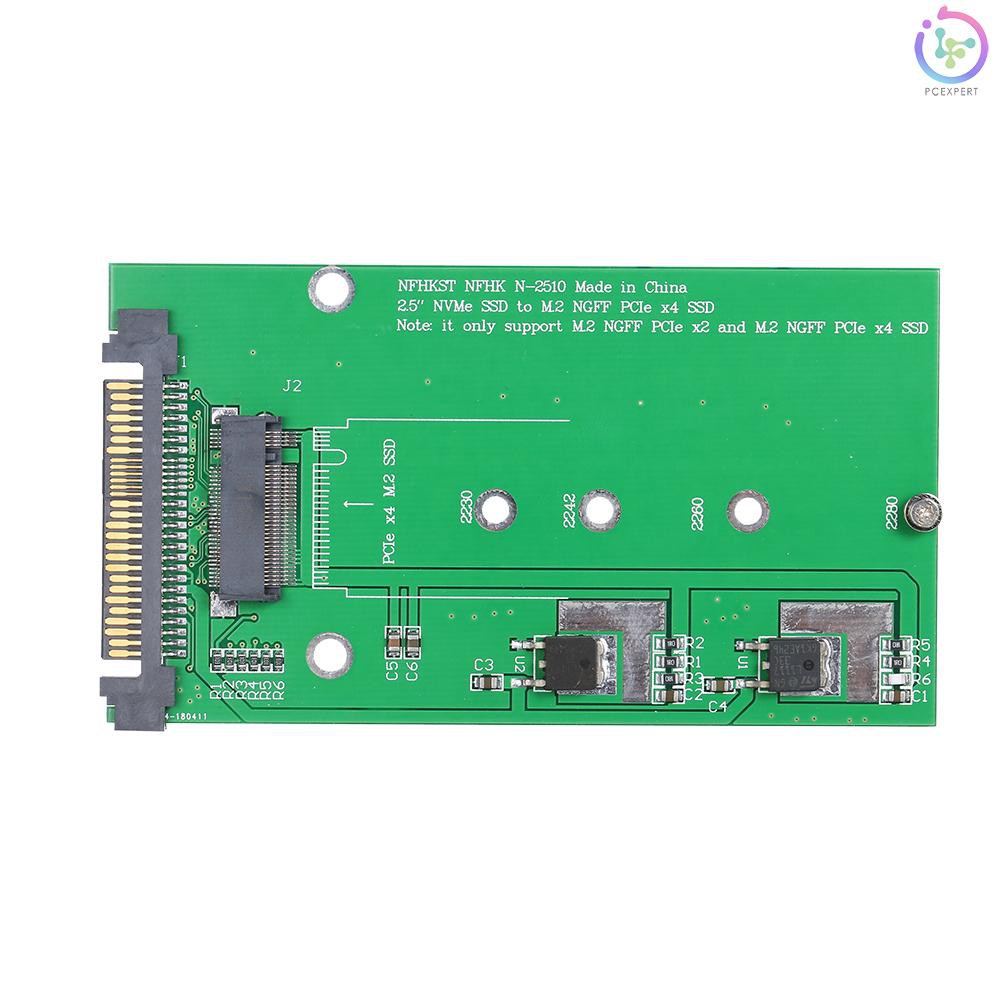 Thẻ chuyển đổi NVME sang NGFF M-KEY U.2 sang M.2 PCI-E giao diện PCI-E 4X nguồn SATA