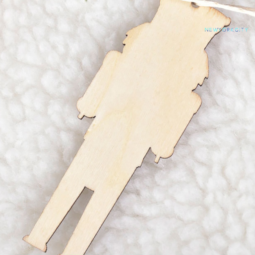 Bộ 3 Mặt Gỗ Hình Quả Óc Chó Trang Trí Giáng Sinh