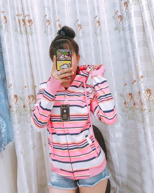 Áo khoác sọc cầu vồng | BigBuy360 - bigbuy360.vn