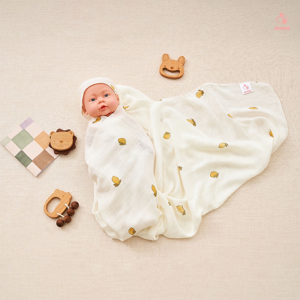 Khăn Sợi Tre 2 Lớp Umibe Siêu Mềm Mại Thấm Hút Tốt