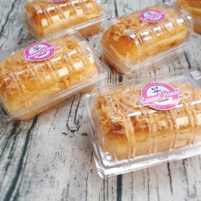 Bộ 100 hộp nhựa đựng bánh, thực phẩm H149