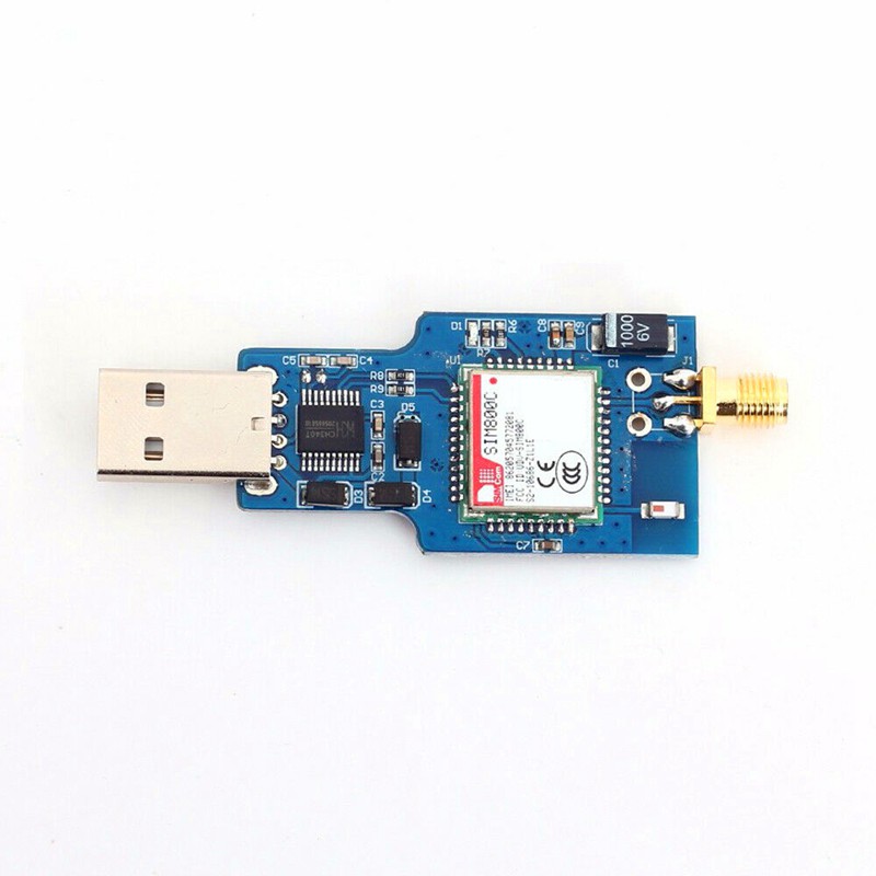 Usb To Gsm Serial Gprs Sim800C Kết Nối Bluetooth Kèm Ăng Ten