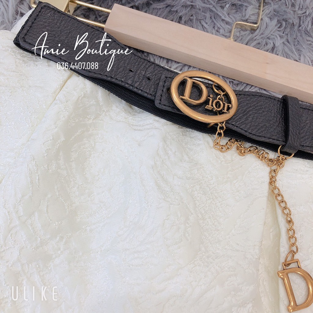 Chân váy Tacta Trắng vân hoa nổi.Chân váy ngắn giấu quần kèm đai sang chảnh. | BigBuy360 - bigbuy360.vn