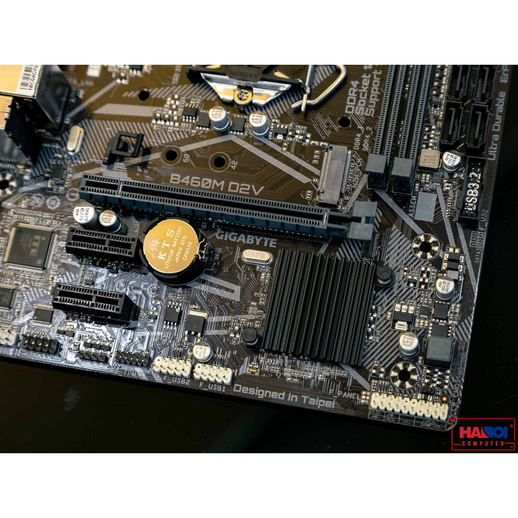 Mainboard Gigabyte B460M D2V (Intel B460, Socket 1200, m-ATX, 2 khe RAM DDR4)