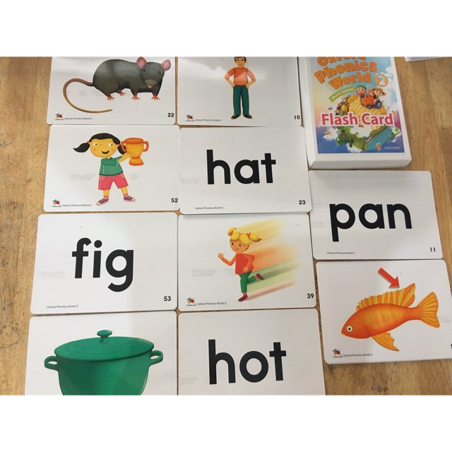 Flash Card Oxford Phonics World Level 2