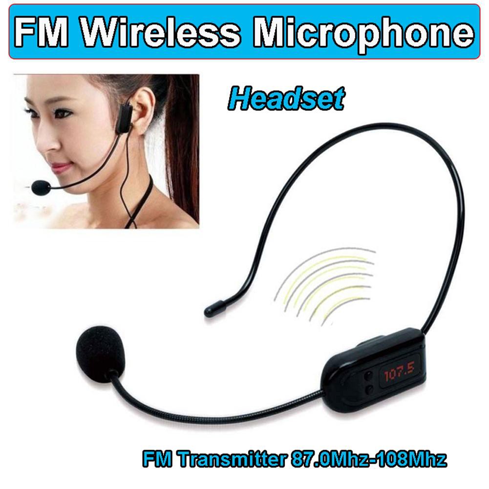 Micro không dây kết nối qua tần số FM để phát ra loa