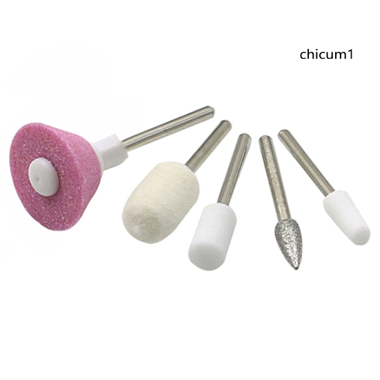 Set 5 Đầu Mài Móng Tay Độc Đáo Chuyên Dụng Cho Salon