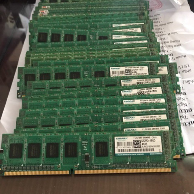 RAM DDR3 4GB bus 1600 - 1333  các loại Kingmax,Gskill,kingston tháo máy
