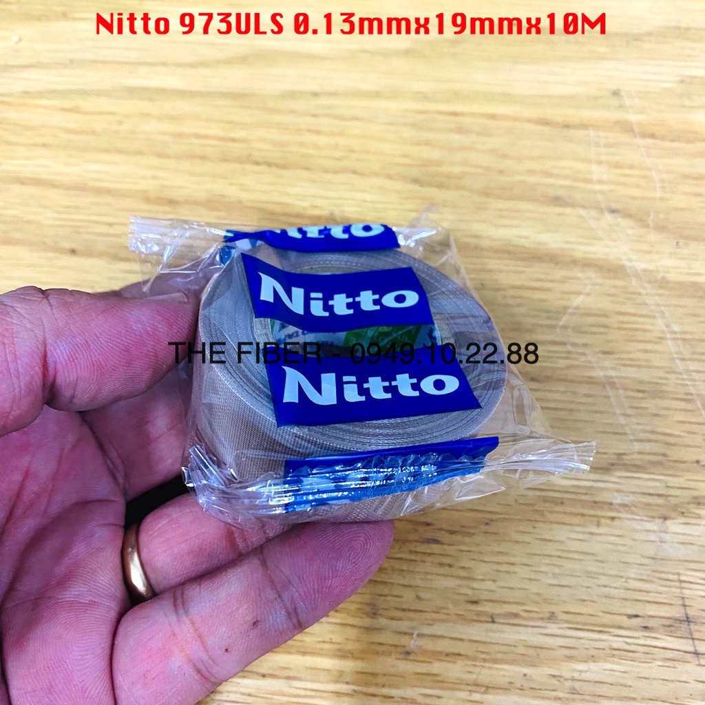Băng keo chịu nhiệt Nitto 973UL-S 0.13mmx19mmx10M