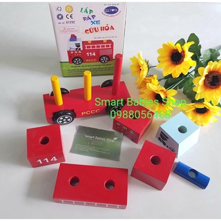 Lắp ráp xe cứu hỏa Winwintoys