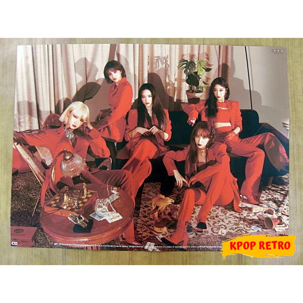 Poster EXID, MAMAMOO official, chính hãng, có sẵn, hình ca sĩ, poster album, áp phích, tranh treo tường