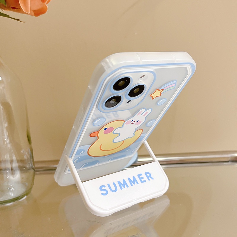 Ốp lưng iphoneỐp Điện Thoại  Kèm Giá Đỡ Tàng Hình Họa Tiết Hoạt Hình Dễ Thương Cho iphone 14 / 13Pro 12 / xs / 6 / 7 / 8PLUSDinuo case