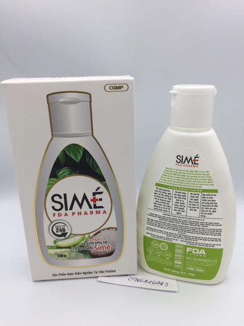 SIMÉ – Dung dịch vệ sinh phụ nữ 150G - Tinh chất lá trầu không