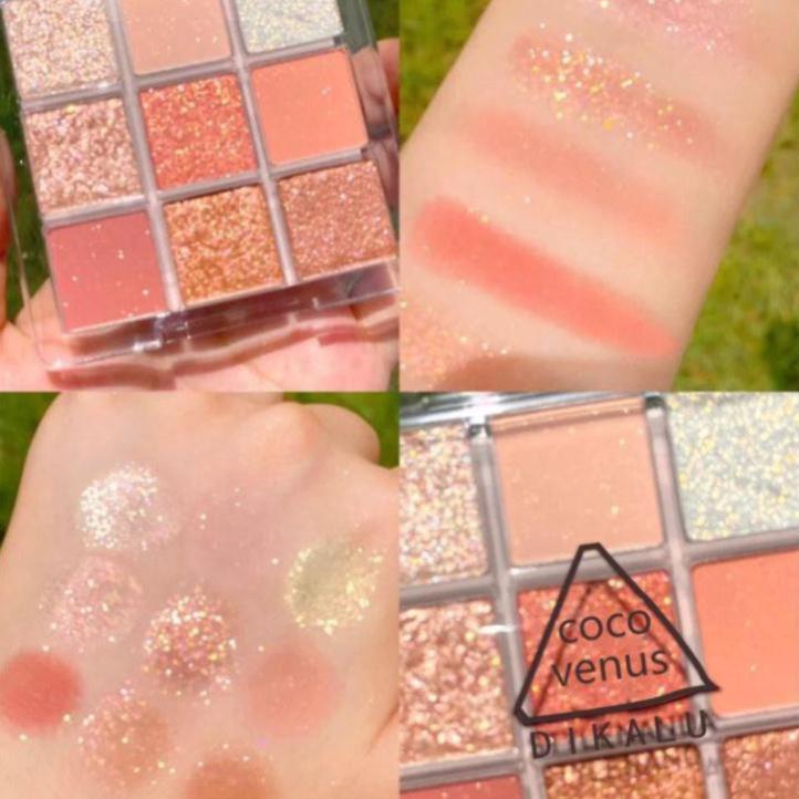 Bảng Phấn Mắt Ánh Nhũ Dikalu Baby BB1 HBE Với Tông Màu Thời Thượng LL18 | BigBuy360 - bigbuy360.vn
