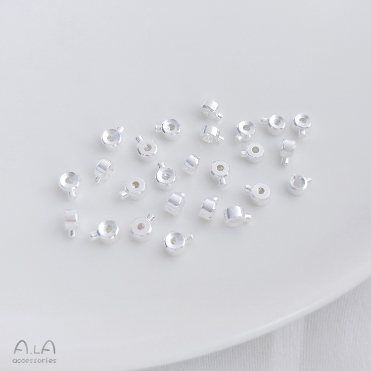 █diy゜14k●1 Miếng°Khóa Kẹp Cố Định Vòng Tay / Dây Chuyền Mạ Vàng 14K 18K diy