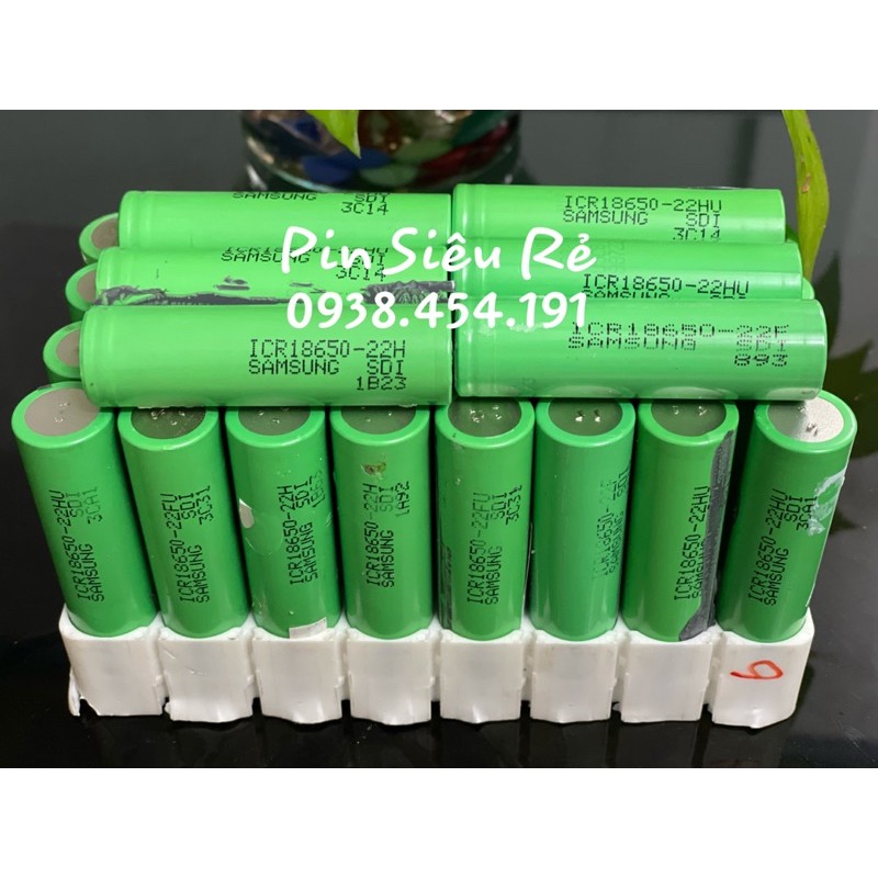 Pin SamSung Xanh 18650 cũ giá rẻ