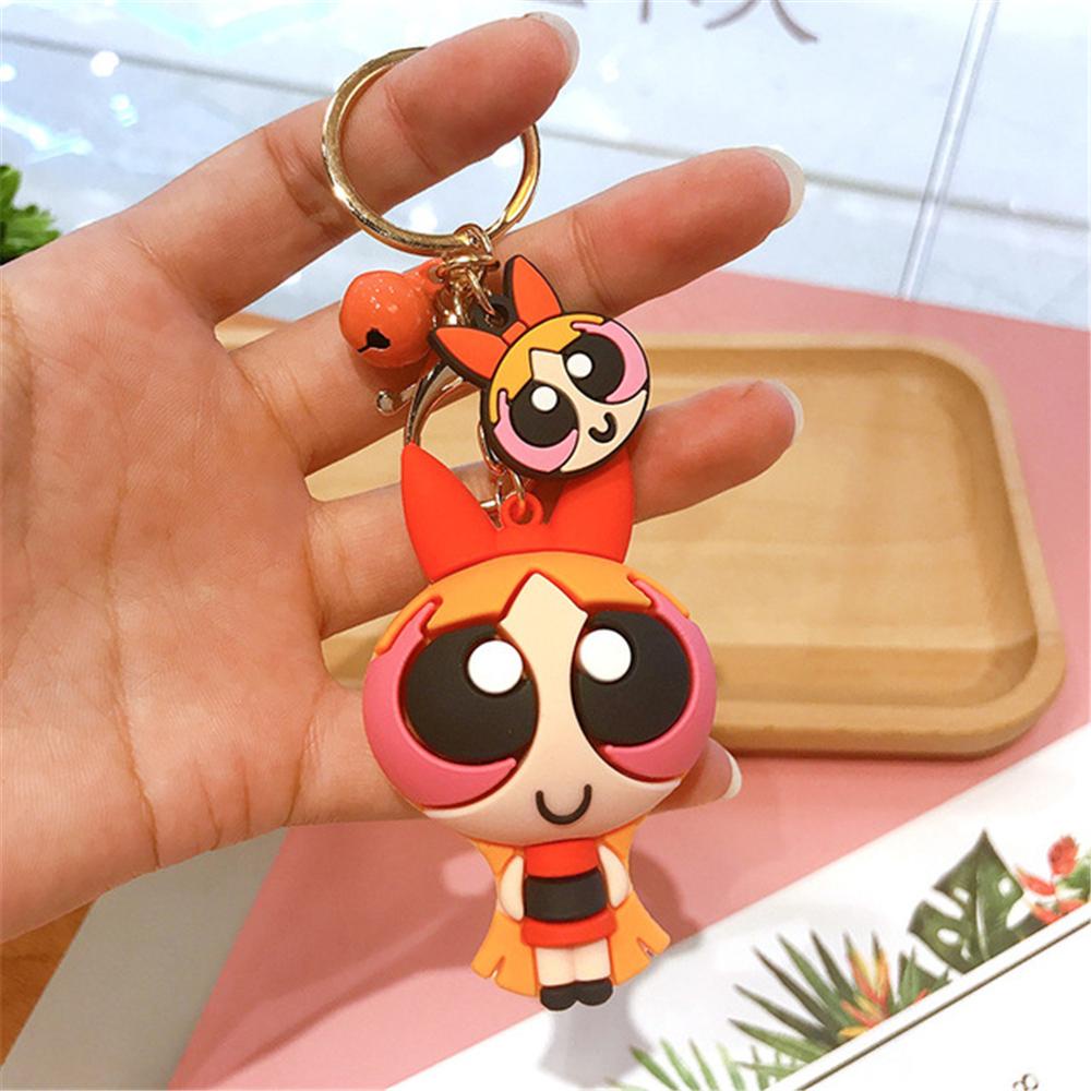 LILYES Móc Khóa Hình Hoạt Hình Đáng Yêu Giá Đỡ