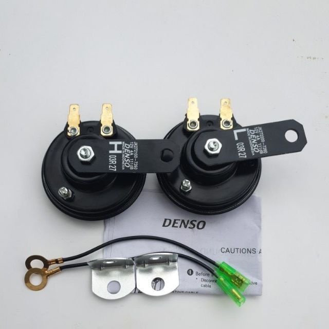 Giá 1 đôi] Còi đĩa Denso gắn xe máy,xe hơi