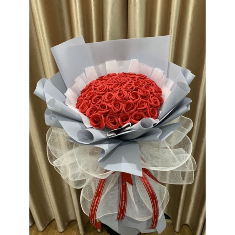 Bó hoa sáp thơm 50 bông tại Hà Nội