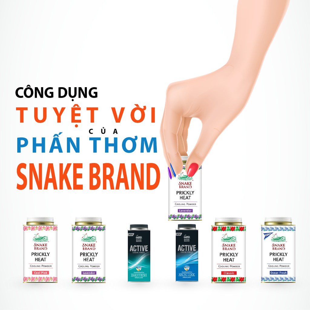 PHẤN LẠNH SNAKE BRAND THÁI LAN