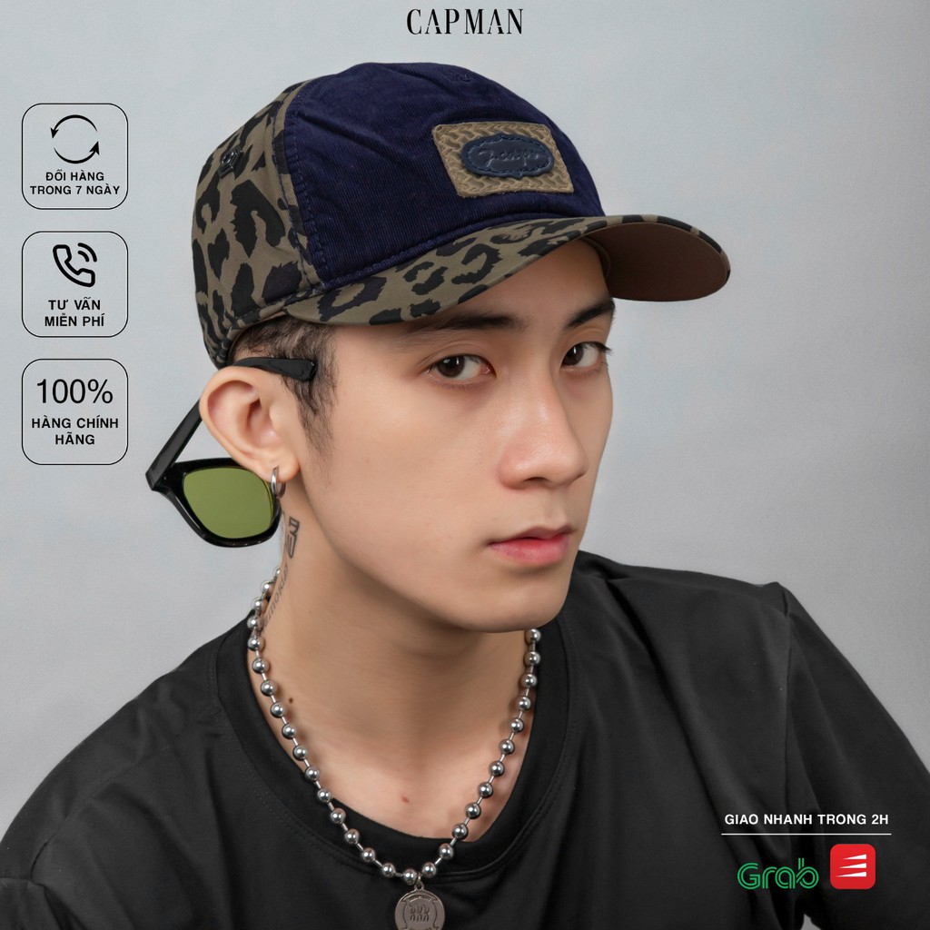 Mũ lưỡi trai chính hãng CAPMAN phom dáng thể thao vải nhung CM89