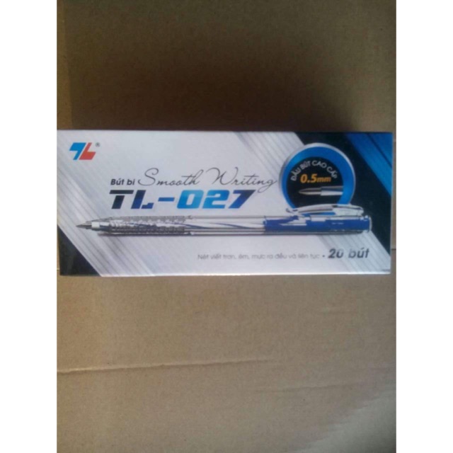 20 bút 027 xanh, đen