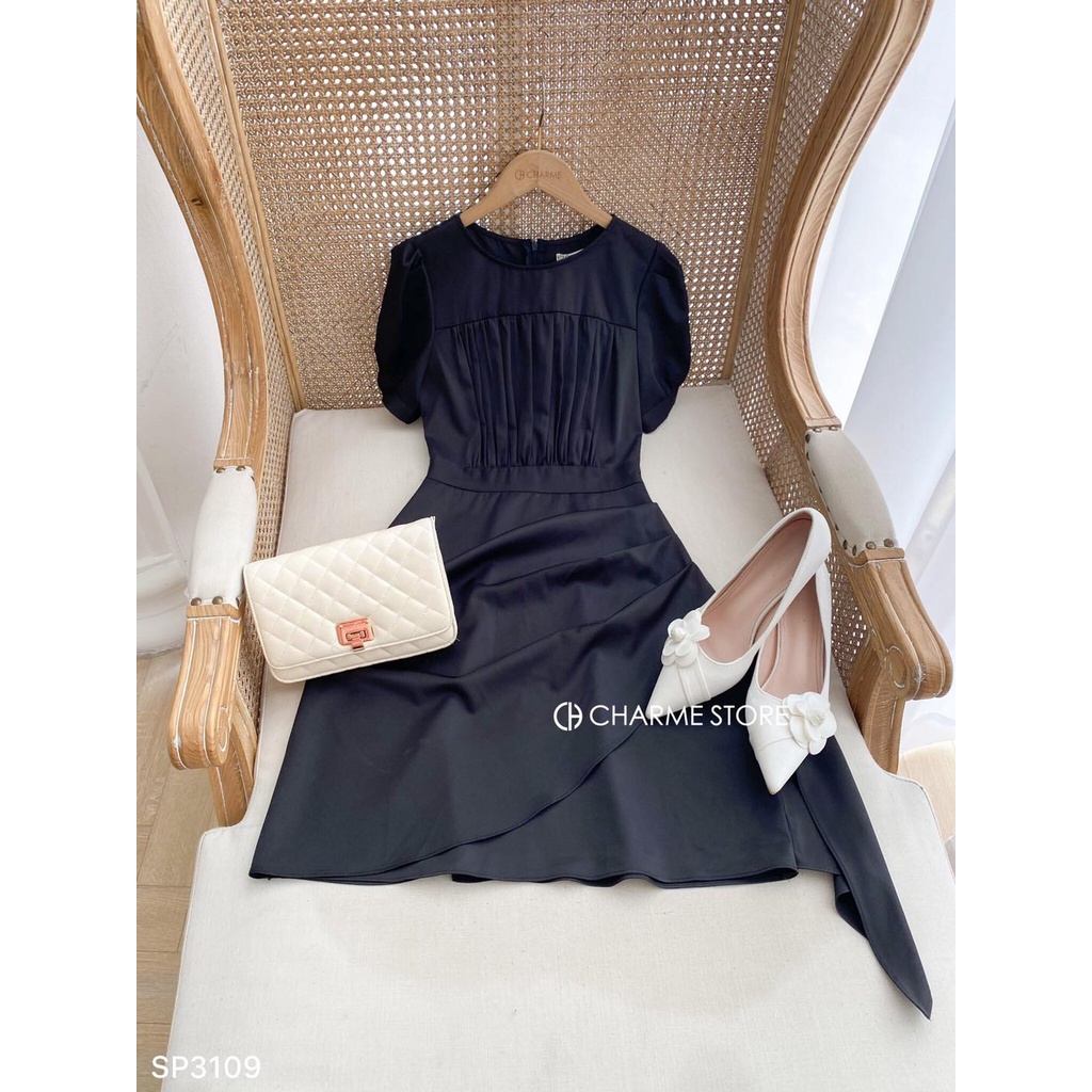 Váy nữ thiết kế vạt lệch cách điệu trẻ trung 3109 | BigBuy360 - bigbuy360.vn
