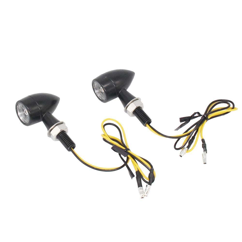 Đèn LED Xi Nhan Mini 8mm Bằng Nhôm Cho Xe Máy