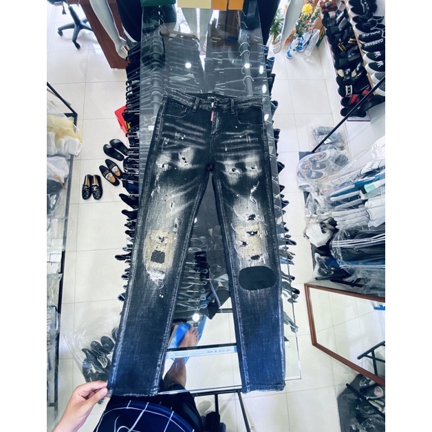 Quần jean thời trang nam dáng côn, Quần bò dài btshop từ 50 đến 80 kg