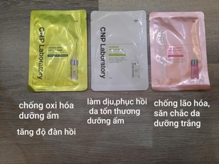 mặt nạ Giấy CNP LABORATORY - 3 LOẠI