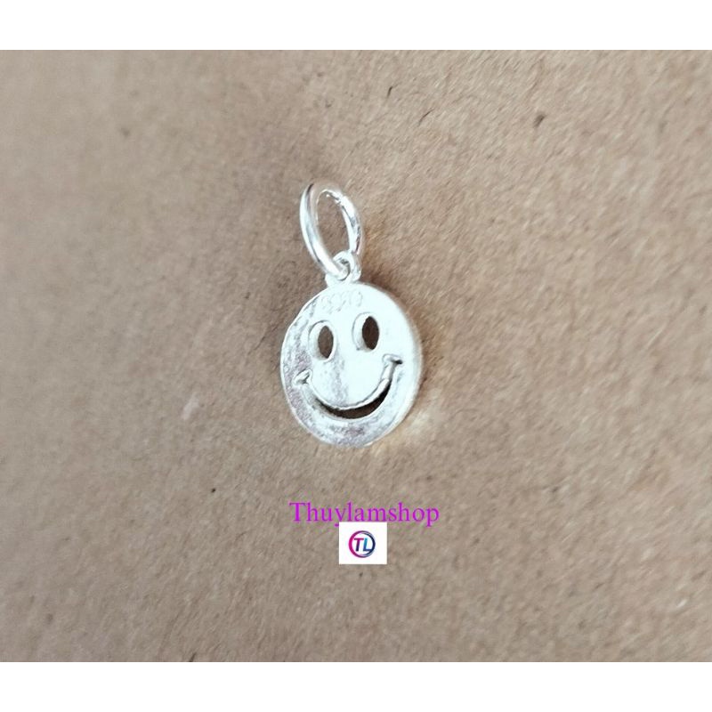 Charm bạc 925 hình mặt cười vui vẻ vĩnh viễn bảo hành